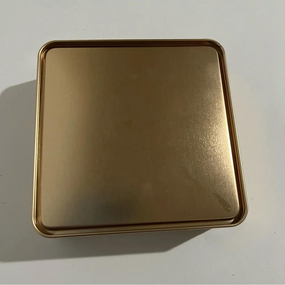 Carhartt Gold Metal Square Storage Tin 5